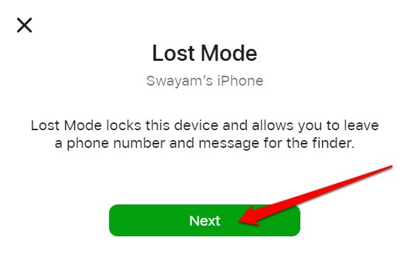abilita la modalità smarrito su un iPhone