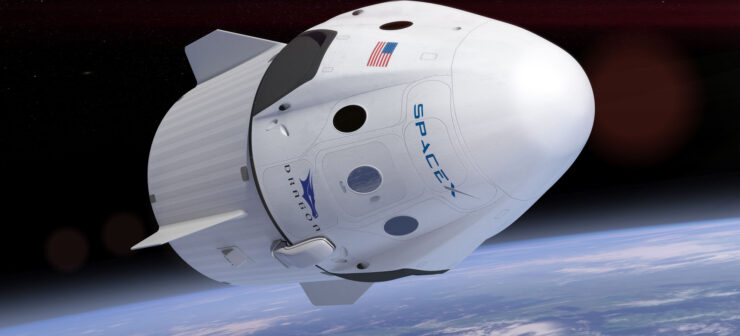 Vaisseau Dragon de SpaceX Lancé