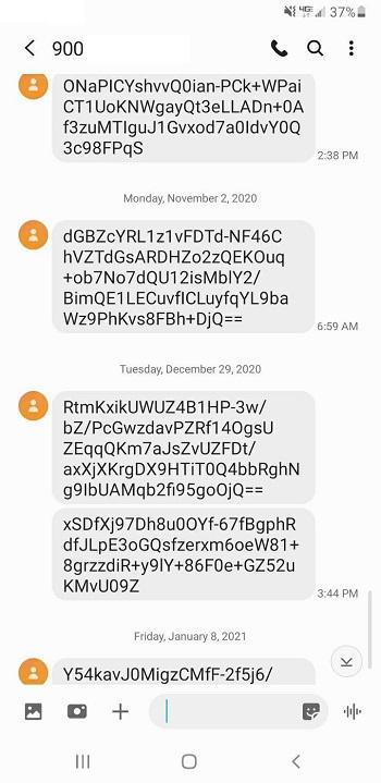SMS de Spam