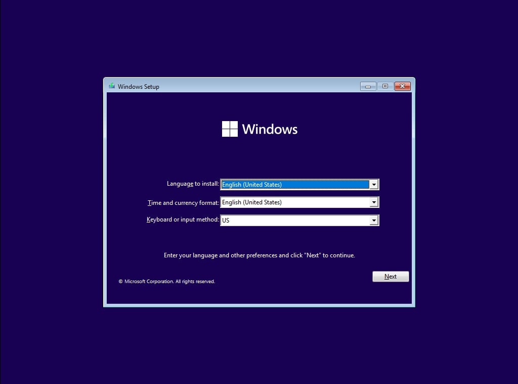 Windows 11 ISO Saubere Installation
