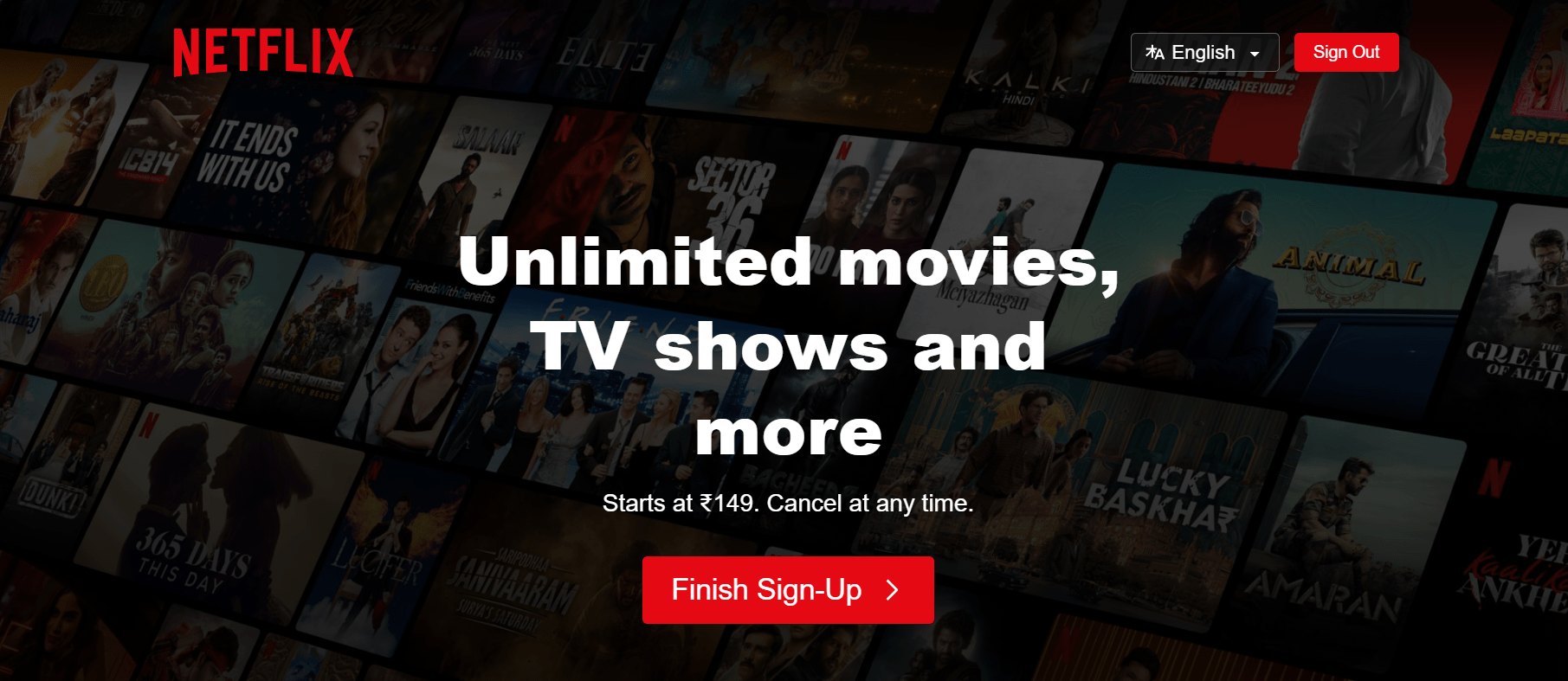 Netflix offizielle Plattform