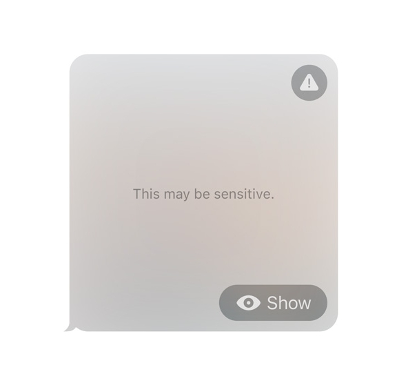 Aviso Sensible de iOS 17