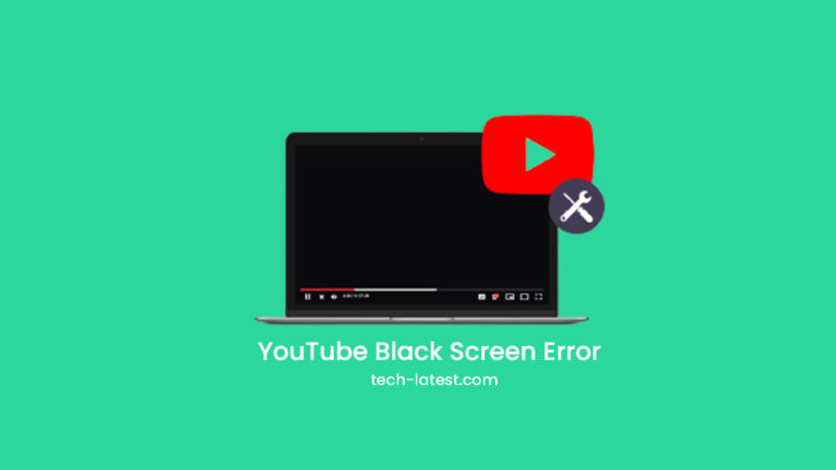 YouTube 검은 화면 오류