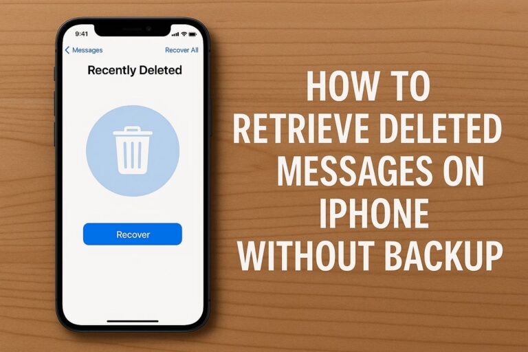 восстановить удаленные сообщения на iphone