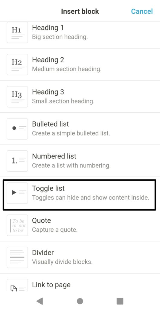 Hacer una agenda semanal en Notion