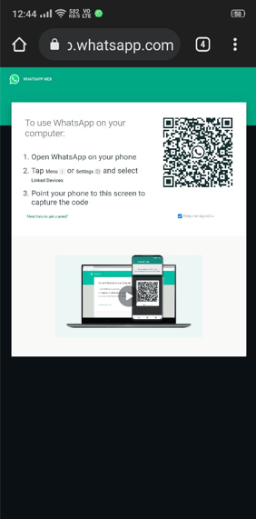 WhatsApp Web QR-Code