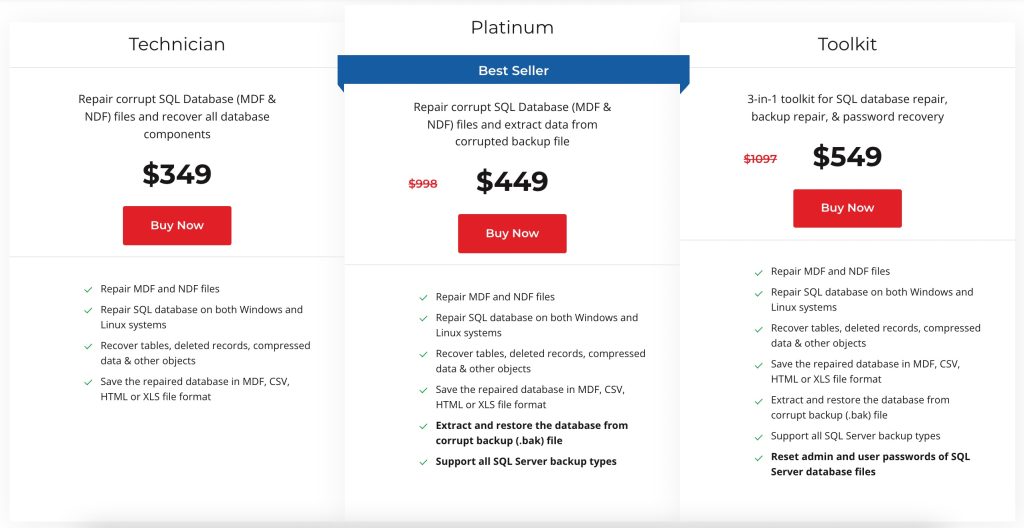 Stellar Repair for MS SQL Review