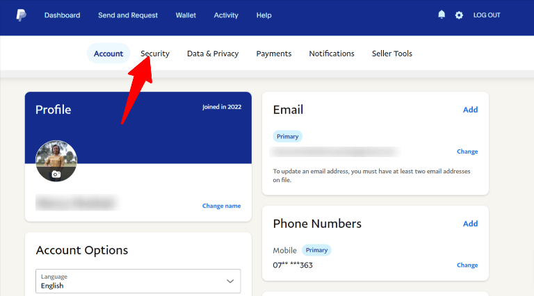 Sécurité PayPal