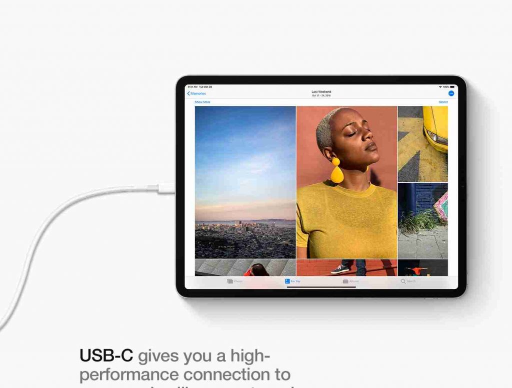 L'iPad Pro ha una singola porta USB-C