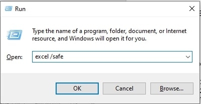 Comando RUN do Modo Seguro do Excel - O documento não pode ser salvo no Excel