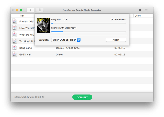 Download Music Spotify with Noteburner