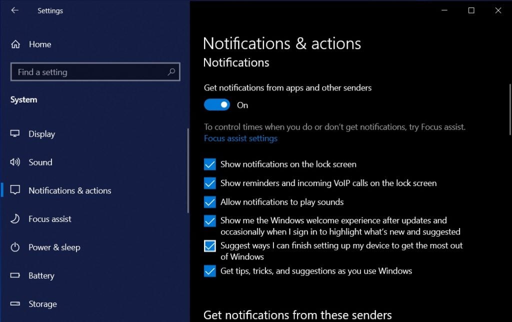 Windows 10 Full-screen Setup Prompt