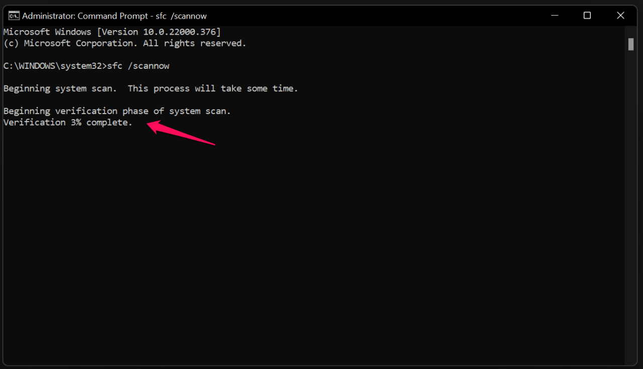 Scansiona i File di Sistema di Windows (3)