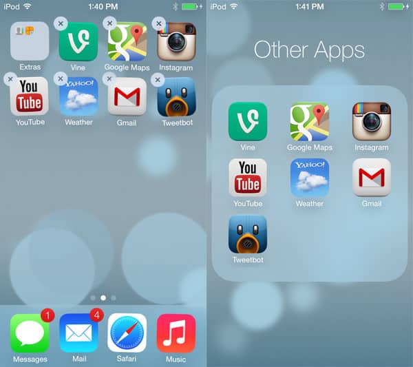 iOS 7 : Le Nouvel Écran de Verrouillage + Écran d'Accueil