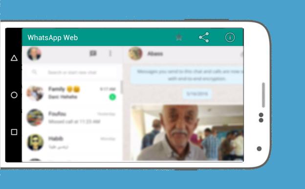 モバイルスマートフォン用WhatsApp Web