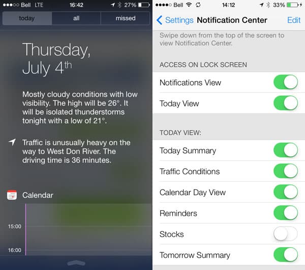 iOS 7: Centro di Controllo, Centro Notifiche, Spotlight, Multitasking
