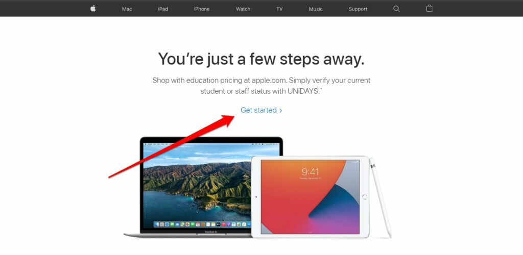 Apple 교육 스토어 접근