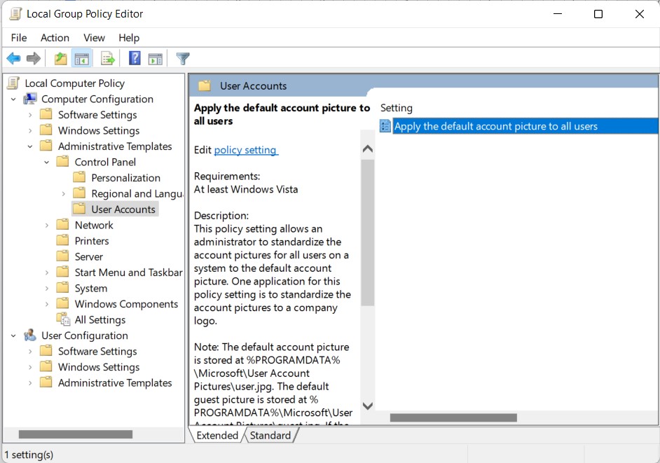 Gruppenrichtlinien-Editor in Windows 11