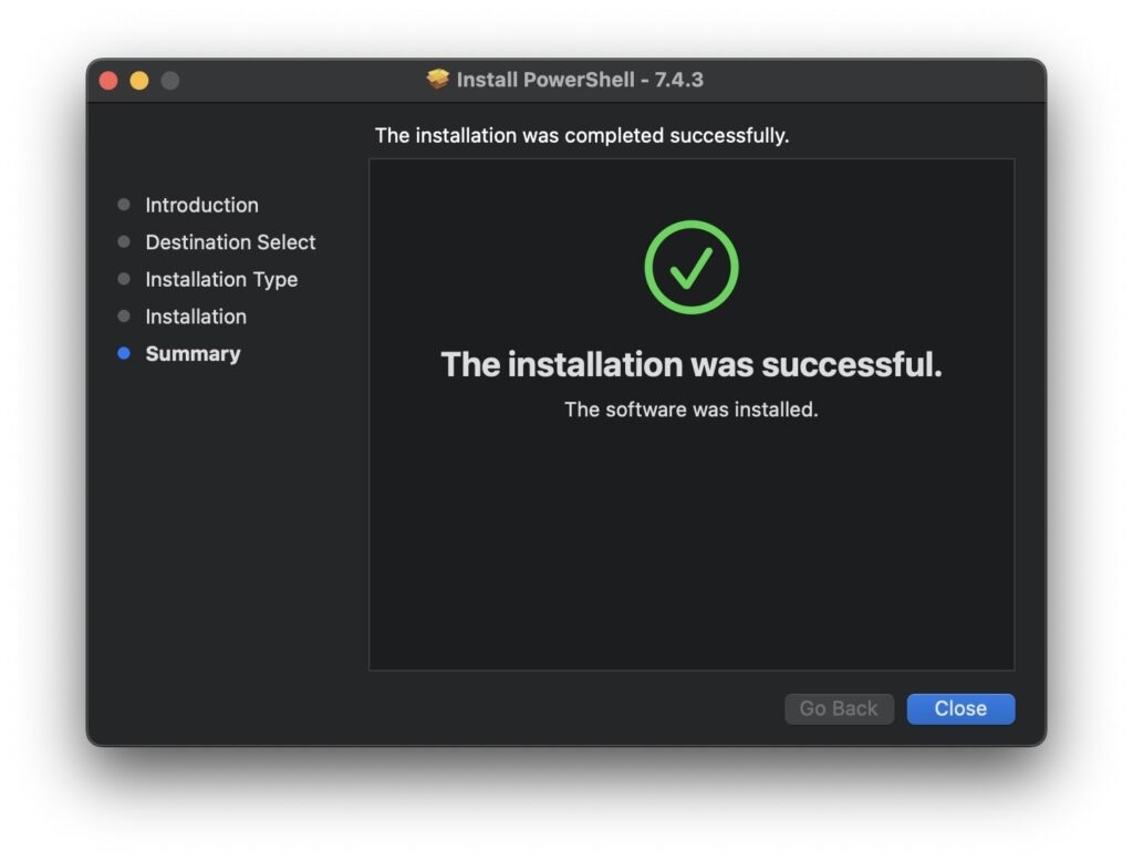Instalación de PowerShell en Mac