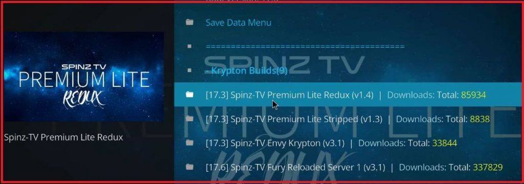 Laden Sie die neueste Spinz-TV Lite herunter