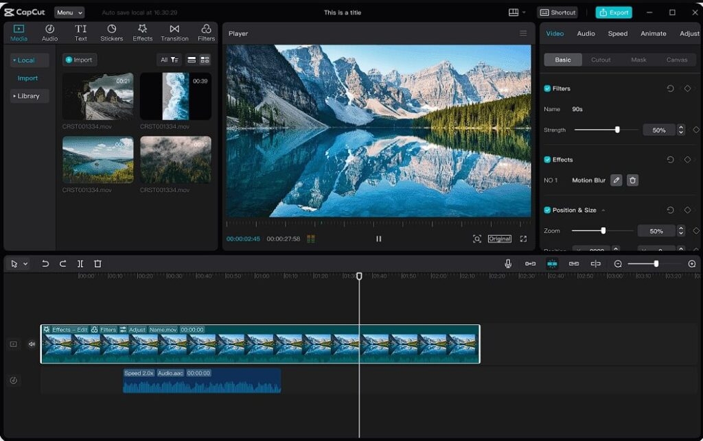 CapCut - InShot for PC