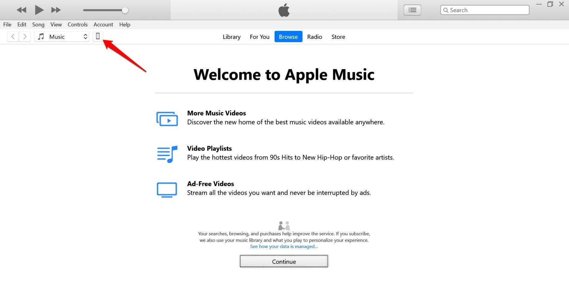 iTunesでiPhoneデータにアクセス