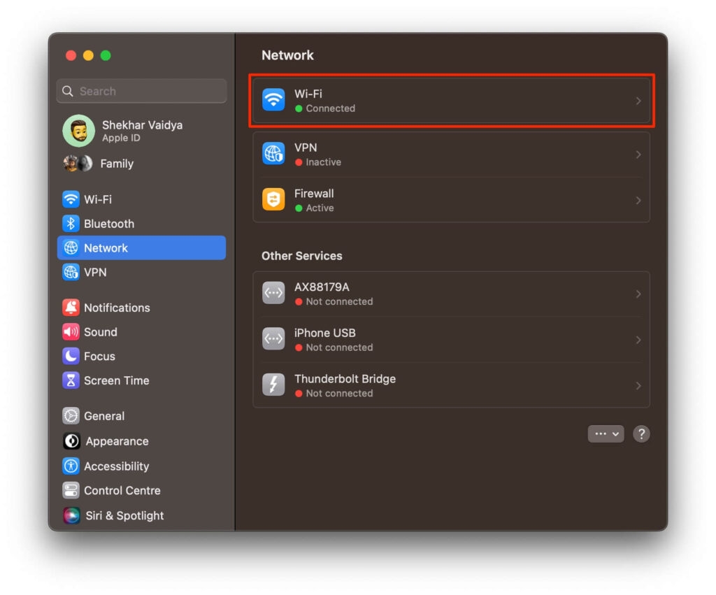 Paramètres réseau Mac - Erreur Safari ne peut pas établir de connexion sécurisée