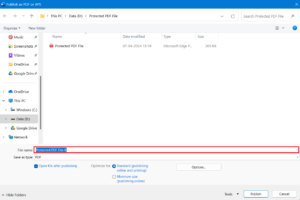 Entrez le nom du fichier pdf