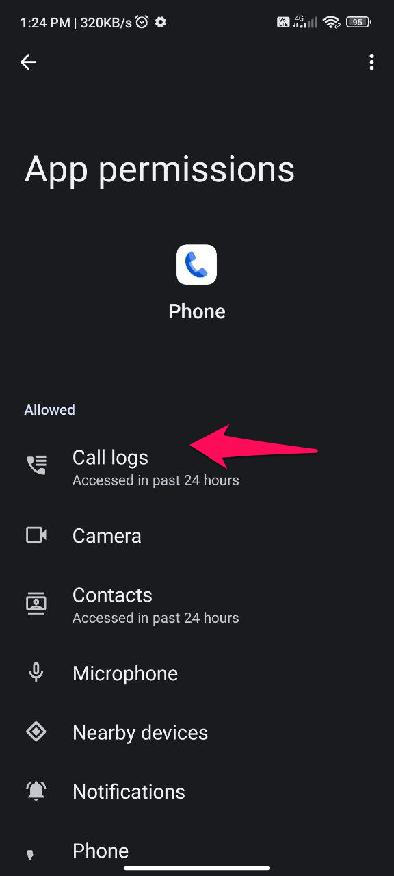 Wie man das Problem behebt, dass der Anrufverlauf auf Android nicht angezeigt wird? 7
