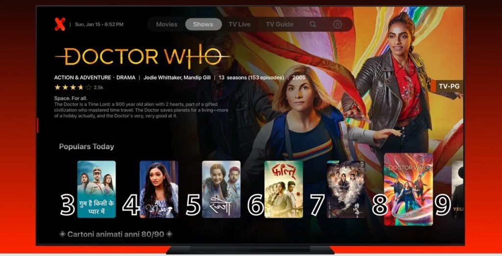 IPTVX - IPTV Apps für Apple TV