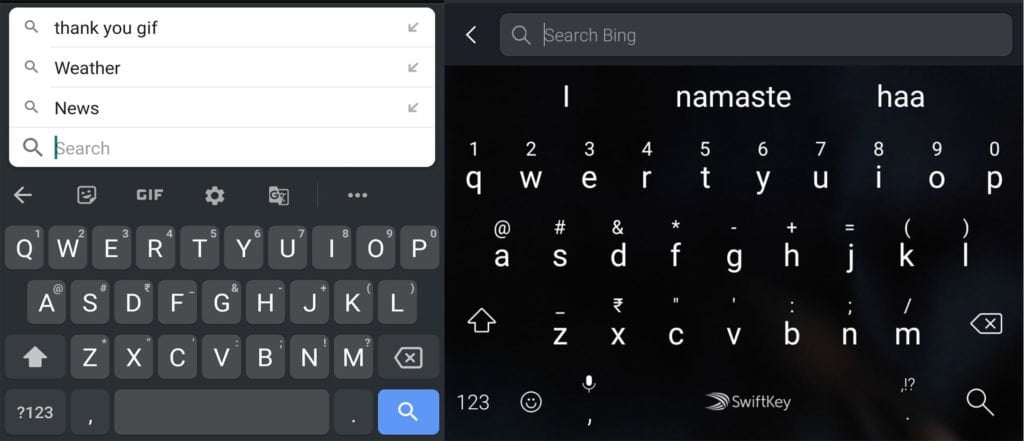 Gboard vs SwiftKey