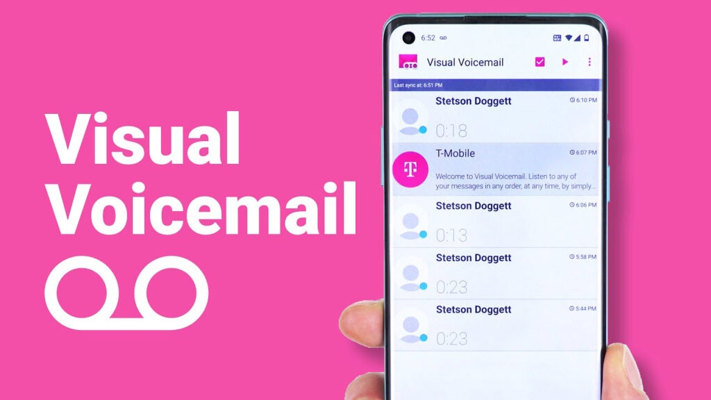 T-Mobile 비주얼 음성사서함