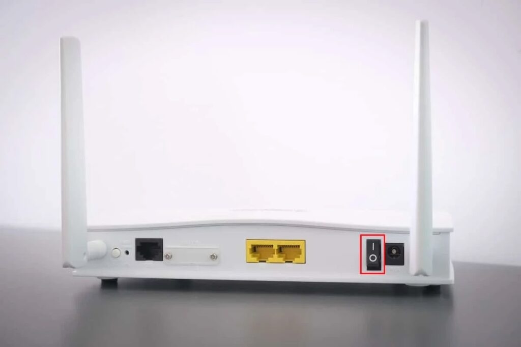ルーターの電源を切る - Macの自己割り当てIPアドレスエラー