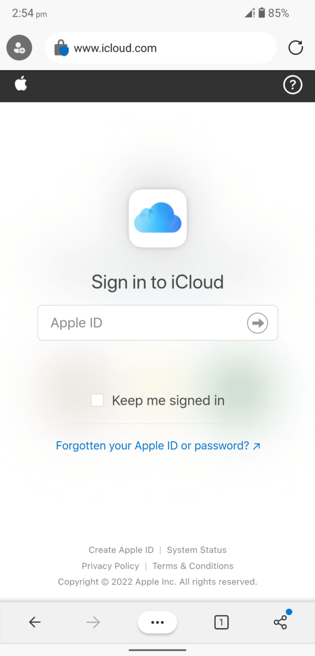 3 - iCloud anmelden