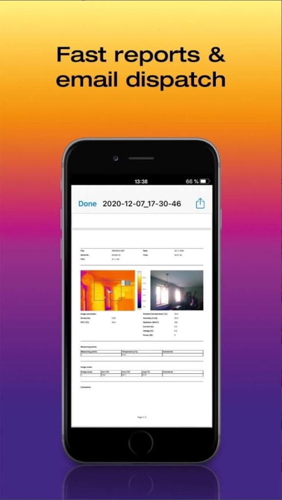 Testo Thermographie-App