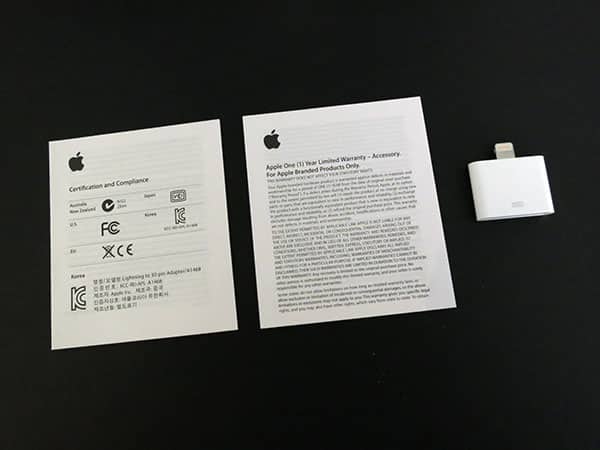 Revisión: Adaptador de Apple Lightning a 30 Pines