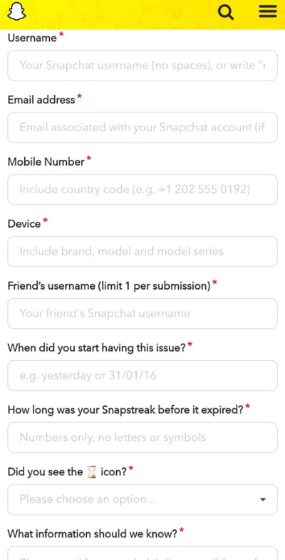 ¿Cómo recuperar una racha en Snapchat?