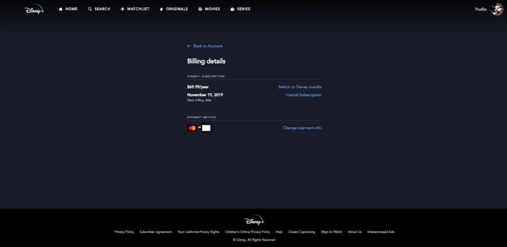 Comment annuler l'abonnement Disney Plus ?