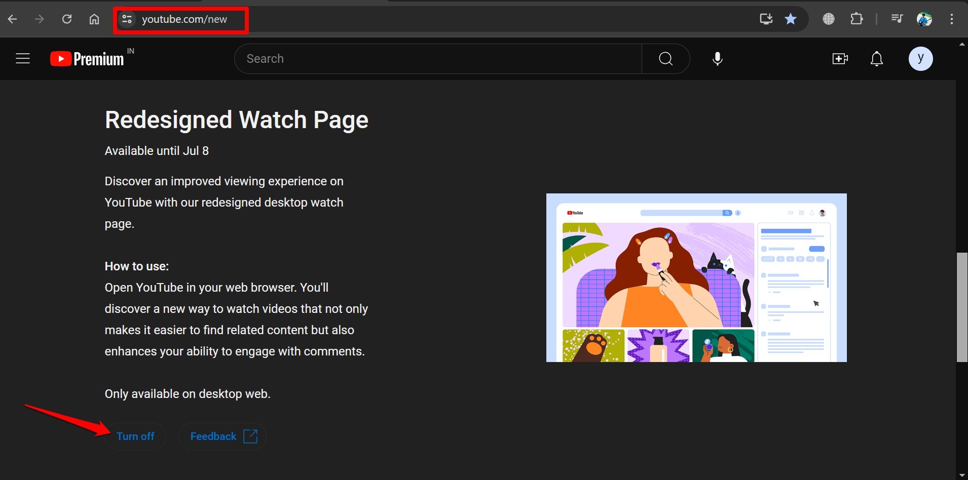 truco para arreglar los comentarios de YouTube a la derecha