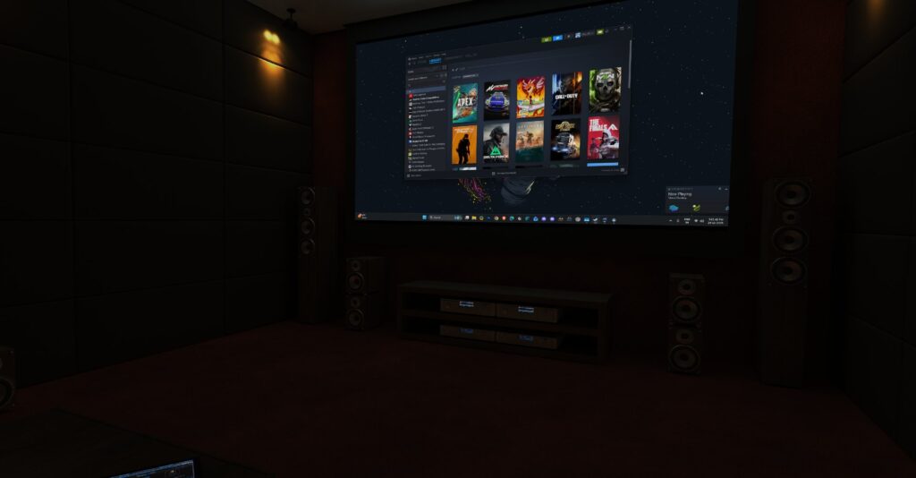 Virtual Desktop Home Cinema