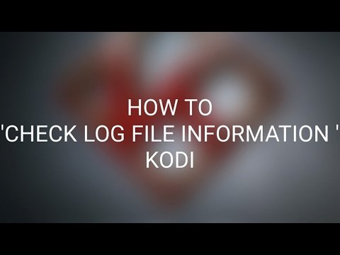 ログファイル確認 Kodi