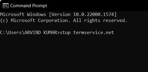 stop termservice.net