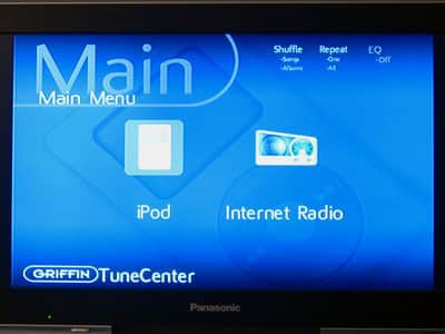 Überprüfung: Griffin TuneCenter Home Media Center für iPod (ohne Wi-Fi)