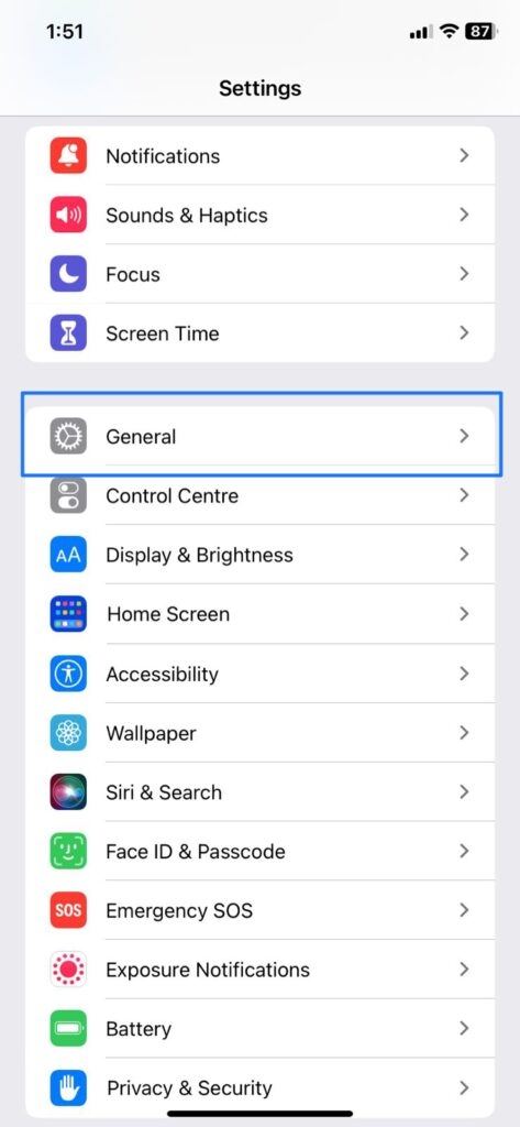Paramètres - L'iPhone ne peut pas accéder à certains sites