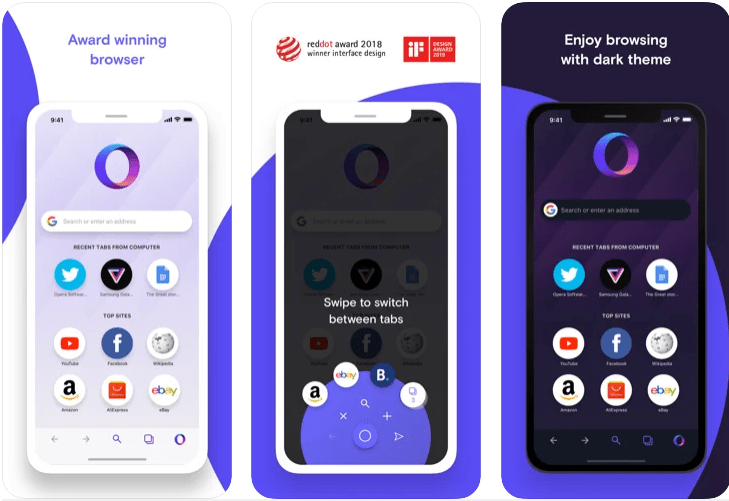 Opera Touch für iPhone
