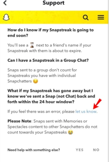 ¿Cómo recuperar la racha de Snap en Snapchat?