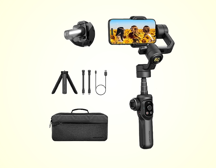 AOCHUAN Smart S2 Estabilizador de Gimbal para Smartphone - Melhor Gimbal para iPhone