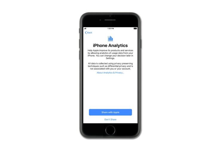 iPhone分析データとは：有効化または無効化する方法は？
