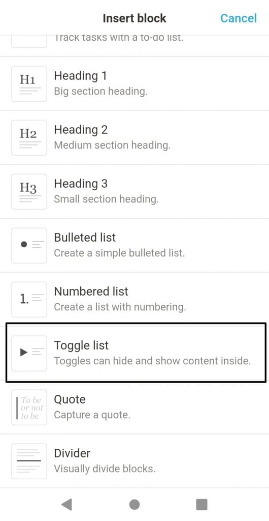Create an Activity Tracker in Notion