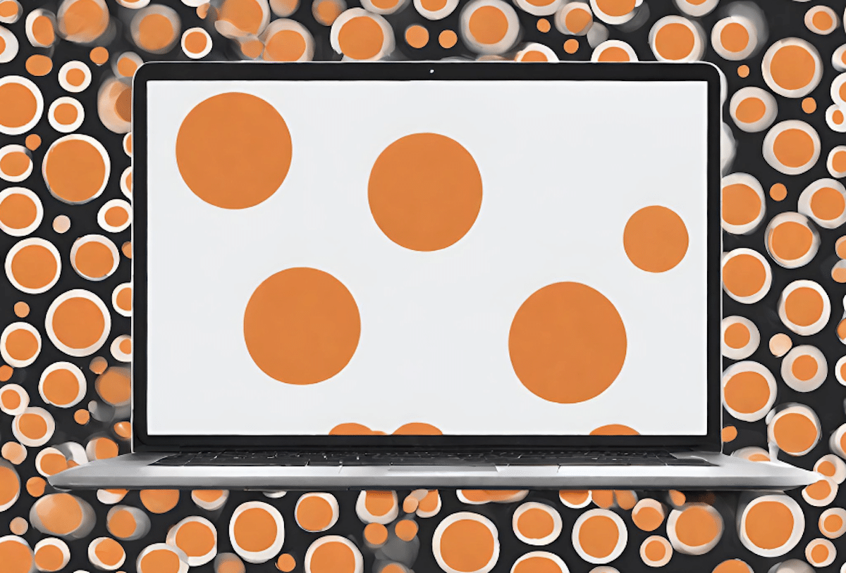 Ponto Laranja na Tela do MacBook